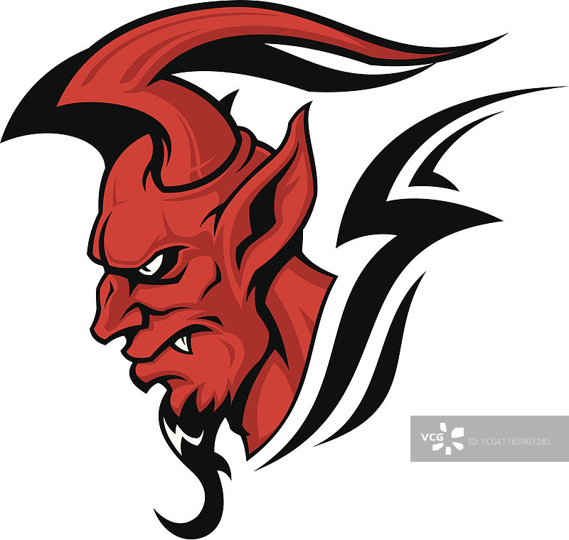 恶魔头像图片素材