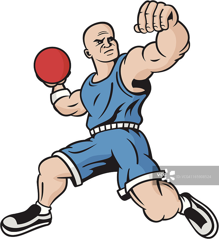 躲避球运动员图片素材