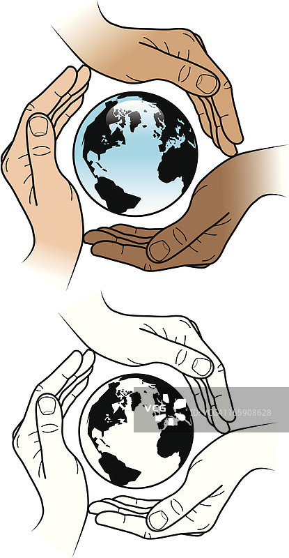 受保护的地球图片素材