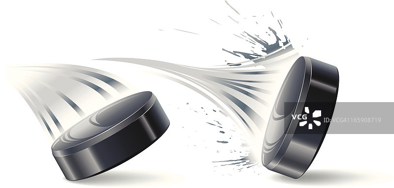 冰球射门图片素材