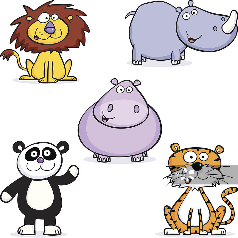 丛林动物图片素材