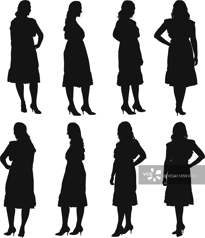 女性组图图片素材