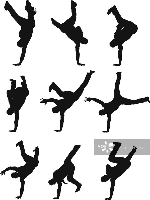 男人做倒立图片素材