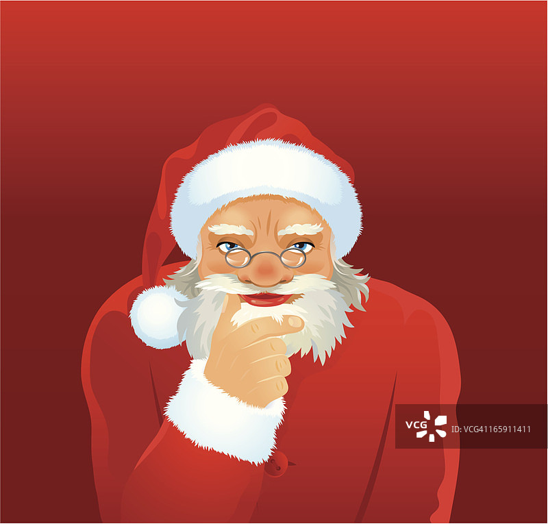 圣诞老人在想你图片素材