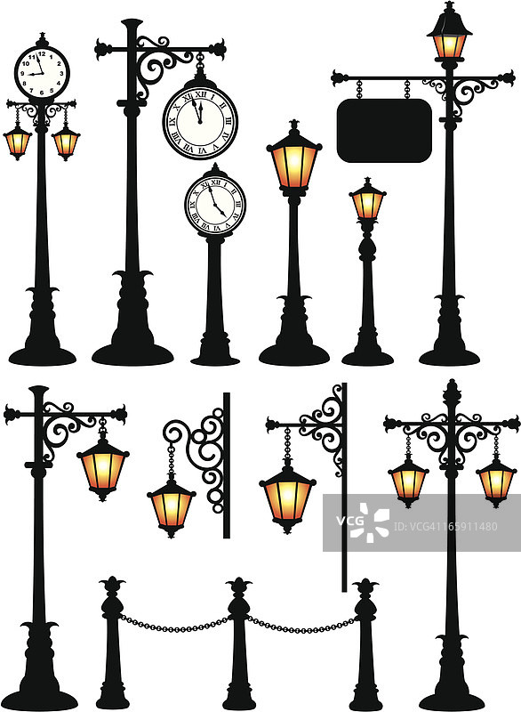 街头元素图片素材