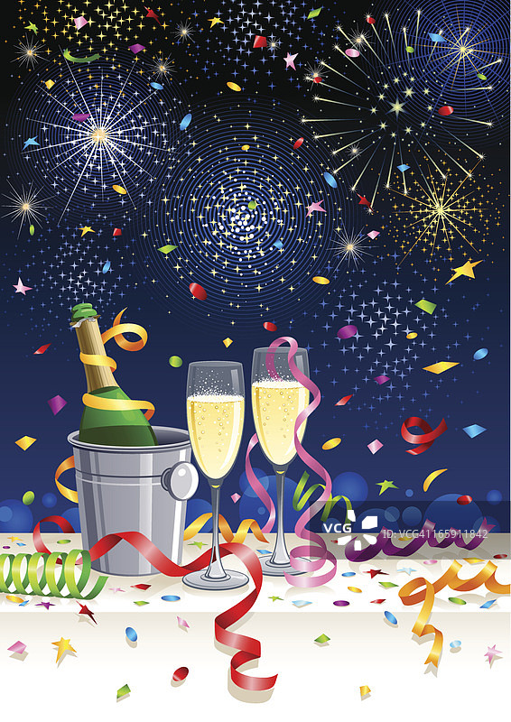 香槟庆祝图片素材