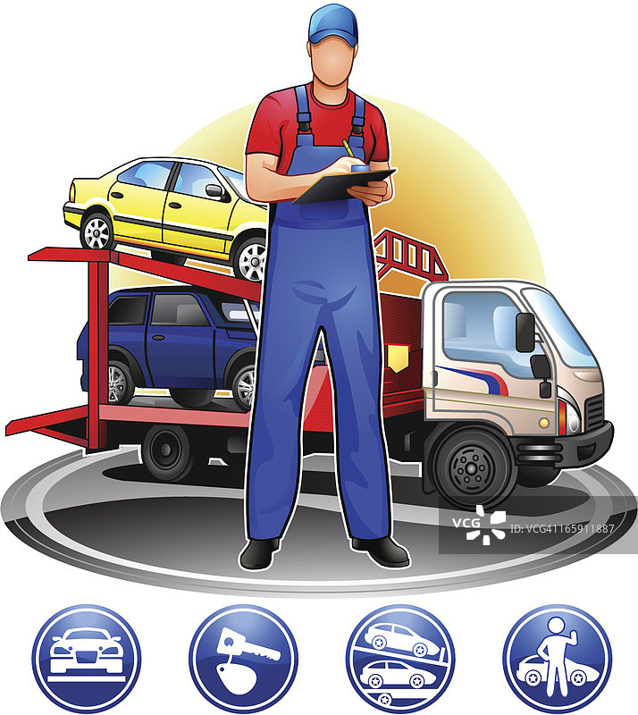 服务站的机械师图片素材