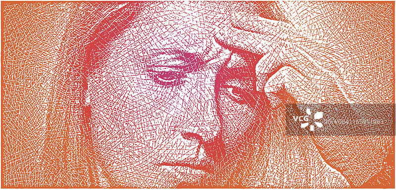 头痛的女人图片素材