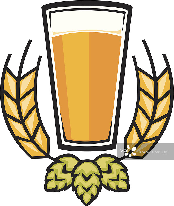 啤酒图案图片素材