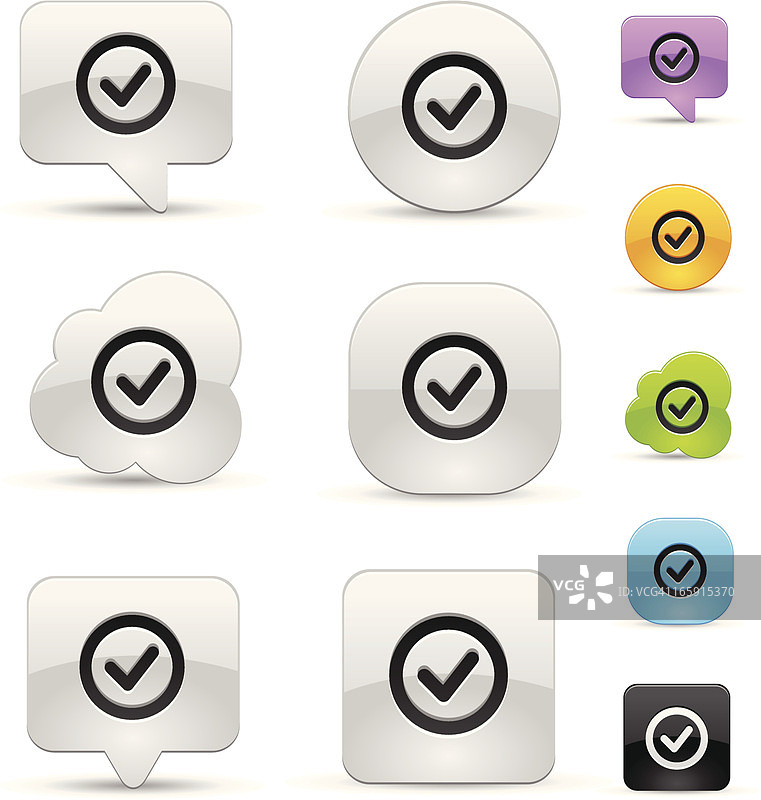 正确标志图标图片素材