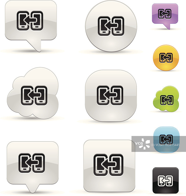 智能手机分享图标图片素材