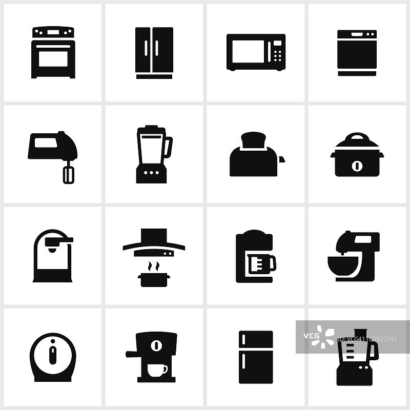 厨房电器图标图片素材