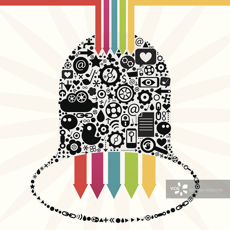 社交媒体圣诞铃铛图片素材