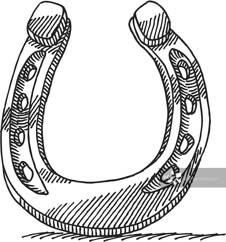 马蹄铁图案图片素材