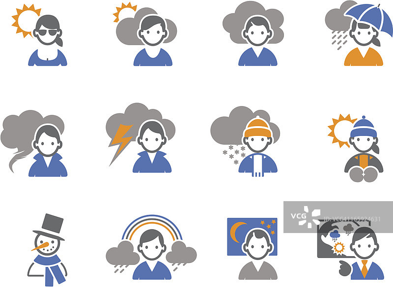 天气图标图片素材