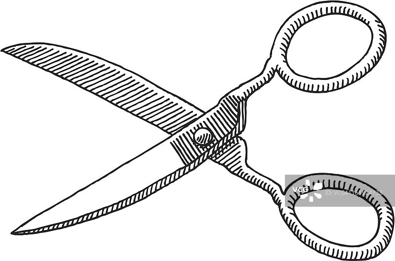 剪刀绘画图片素材