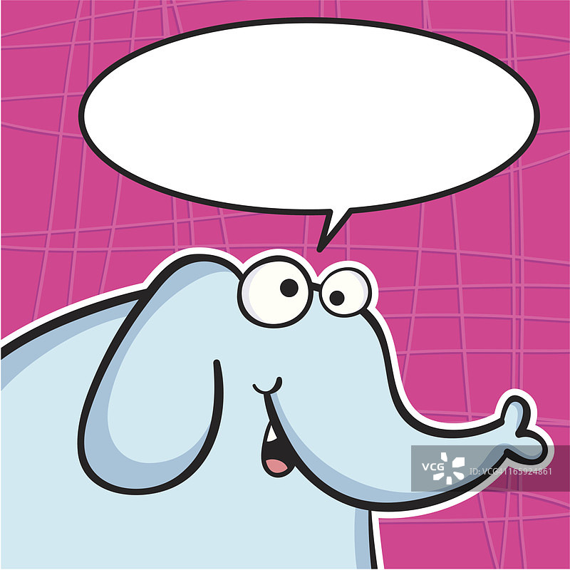 大象吹泡泡图片素材