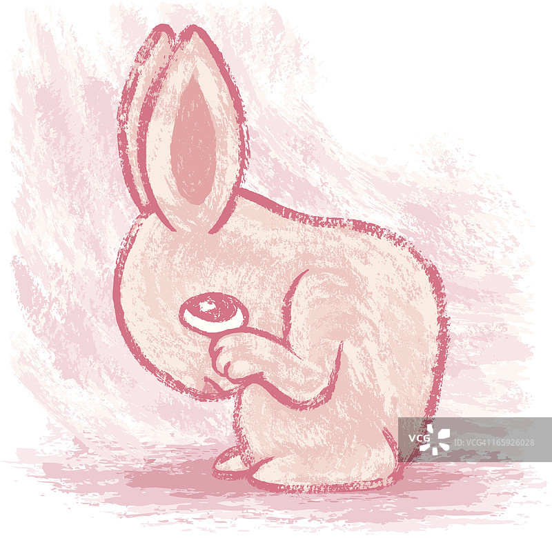 害羞的兔子图片素材