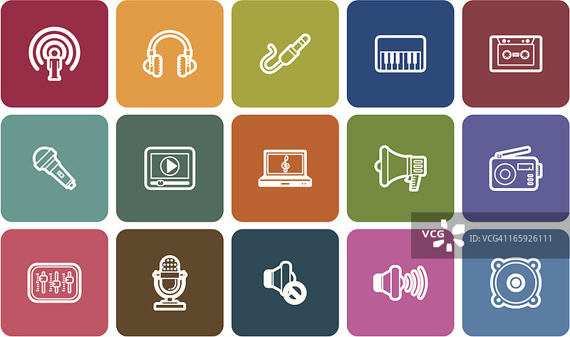 音乐图标图片素材