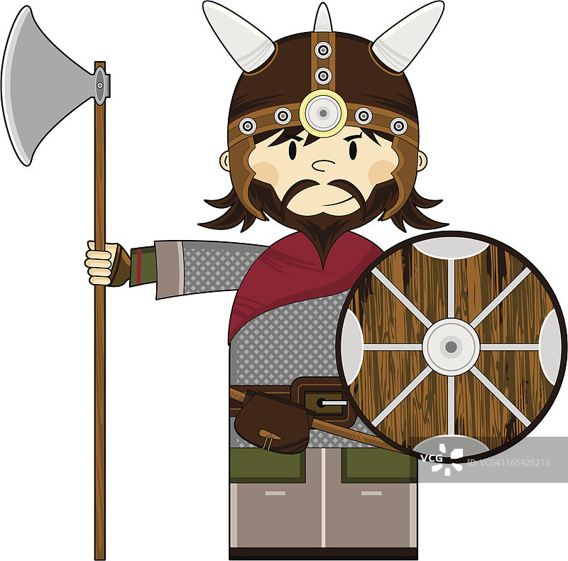 强大的维京战士图片素材