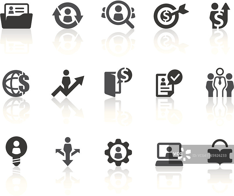 职业图标 | 简约黑色系列图片素材