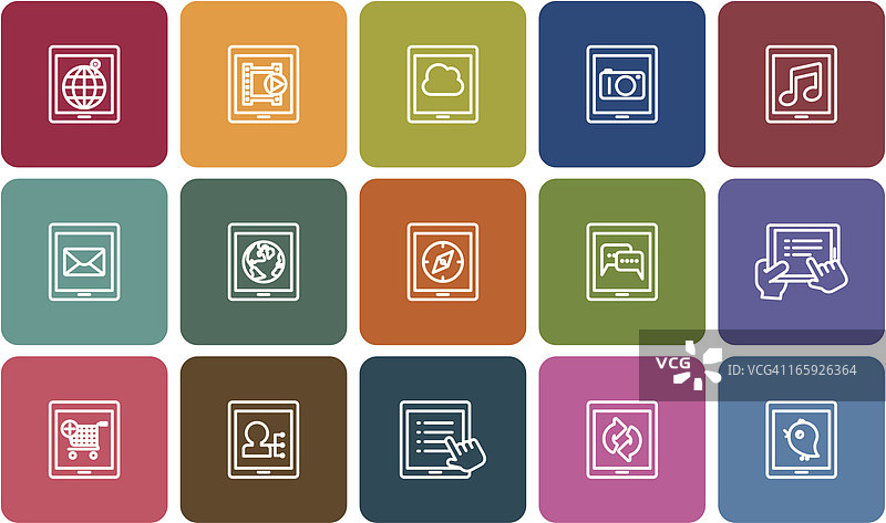 平板电脑图标图片素材