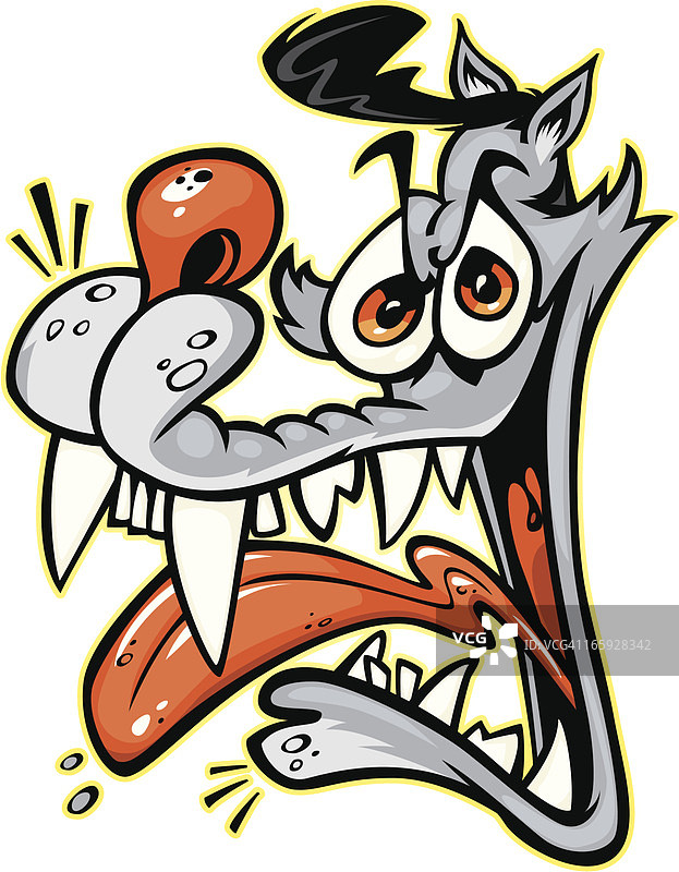 卡通狼图片素材