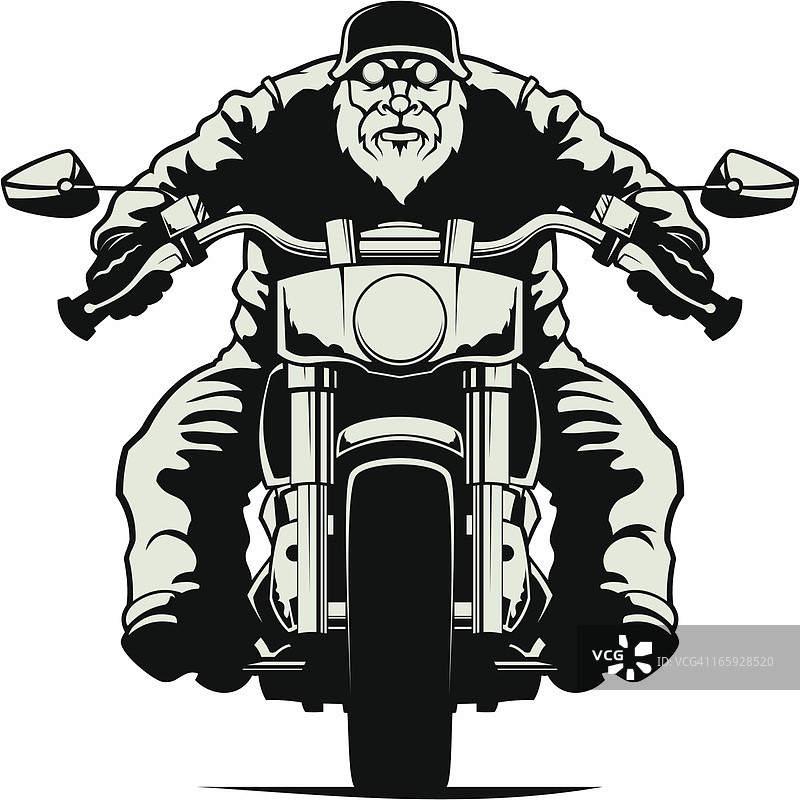 骑摩托车的人图片素材