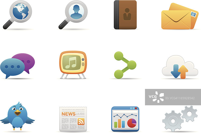 Web图标 | 高级亚光系列图片素材