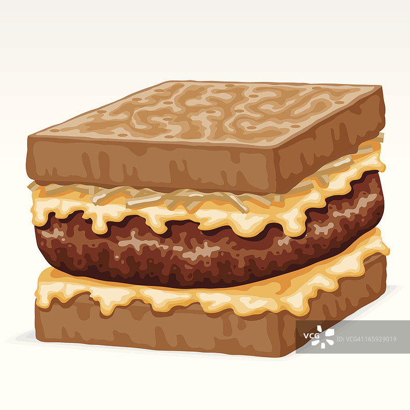 帕蒂融化三明治图片素材
