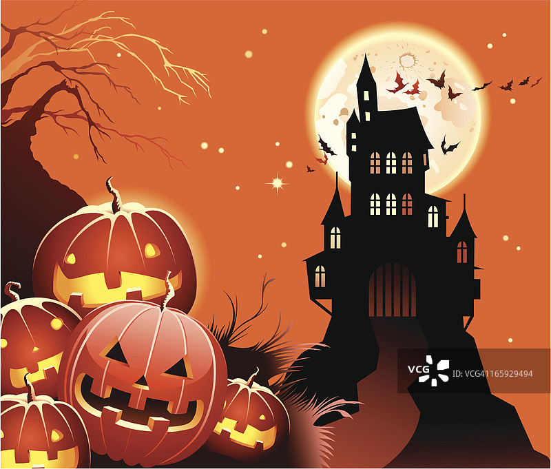 万圣节之夜图片素材