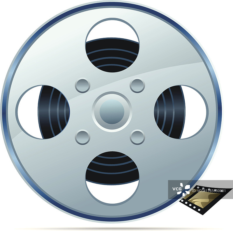 电影胶片卷轴图片素材