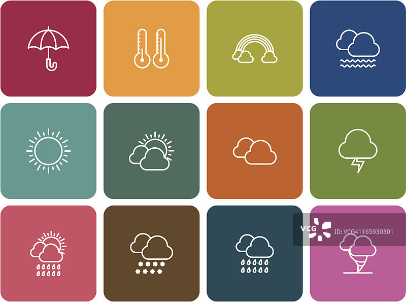 天气图标设置图片素材