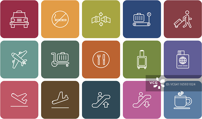 机场图标图片素材