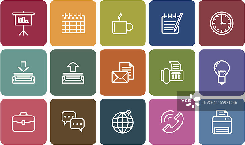 办公和商务图标图片素材