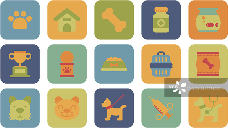 宠物图标图片素材