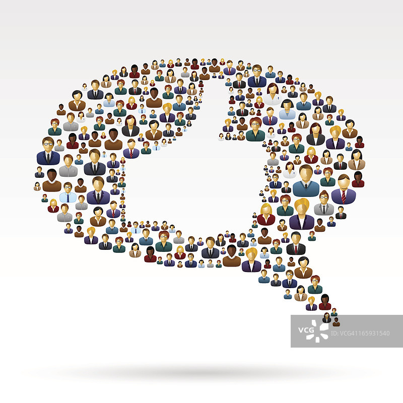 带点赞的手势气泡图片素材