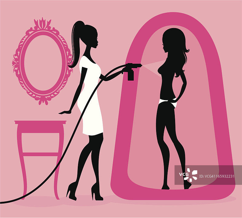 喷雾美黑图片素材