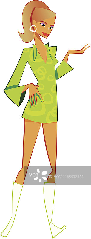 复古风格女人图片素材