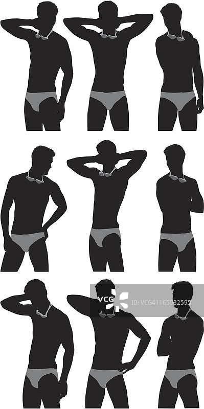 游泳运动员姿势合集图片素材