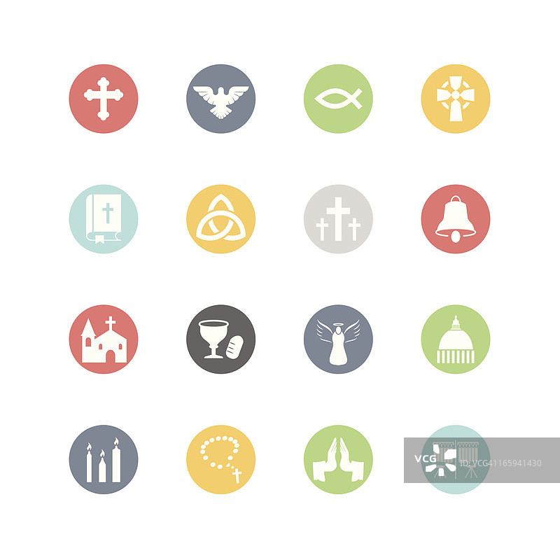 基督教图标：简约风格图片素材