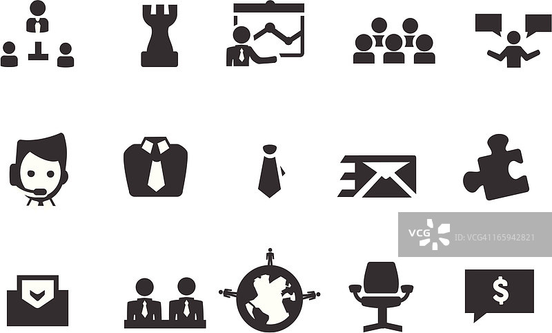 商务会议图标图片素材