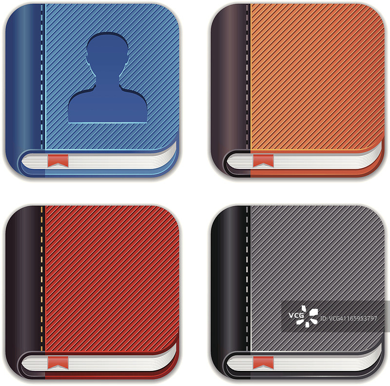 图书图标集图片素材