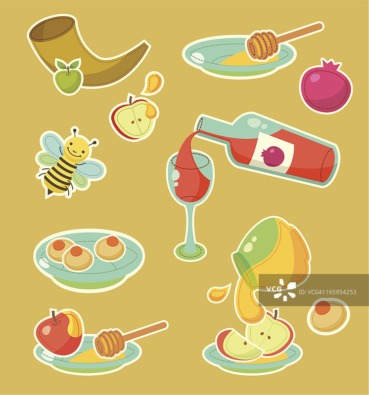 犹太新年：第二组图片素材