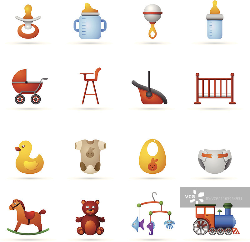 婴儿图标图片素材