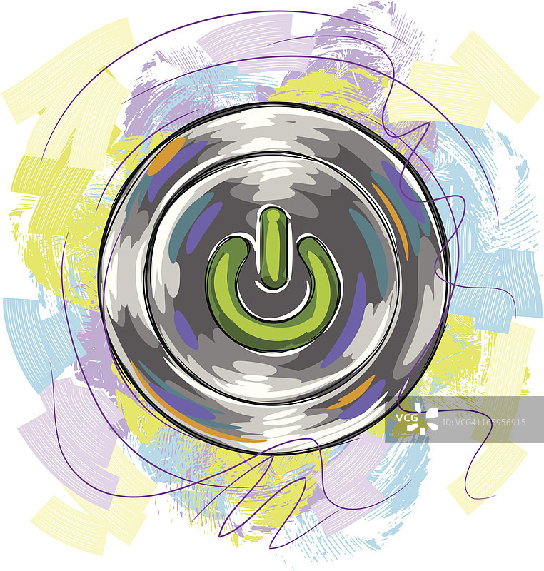 电脑电源按钮图片素材