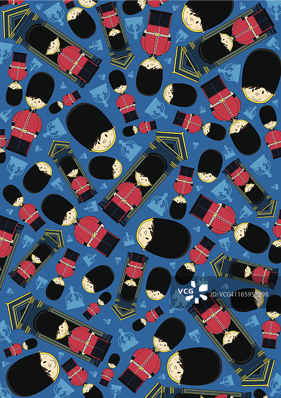 英国皇家卫队图案图片素材