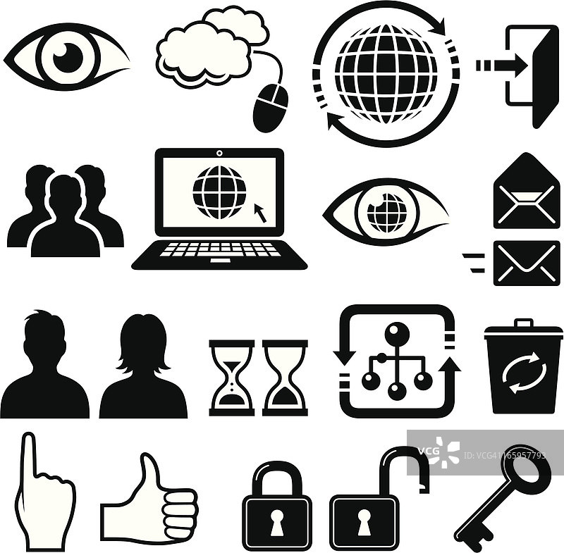 互联网图标图片素材