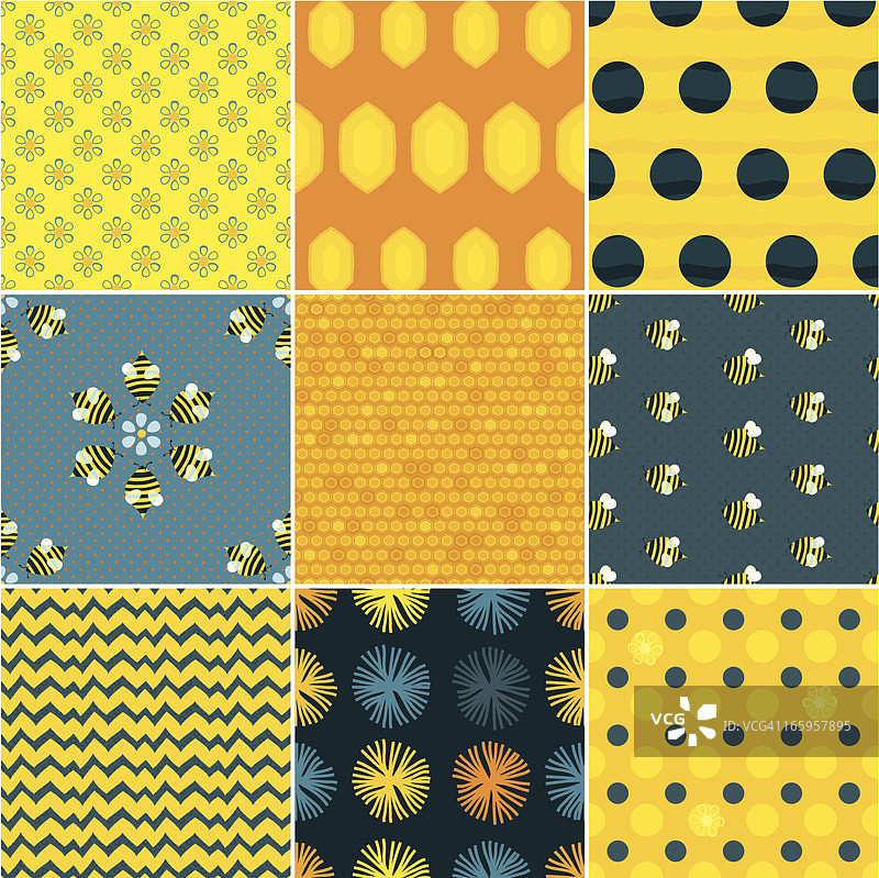 蜂蜜图案图片素材