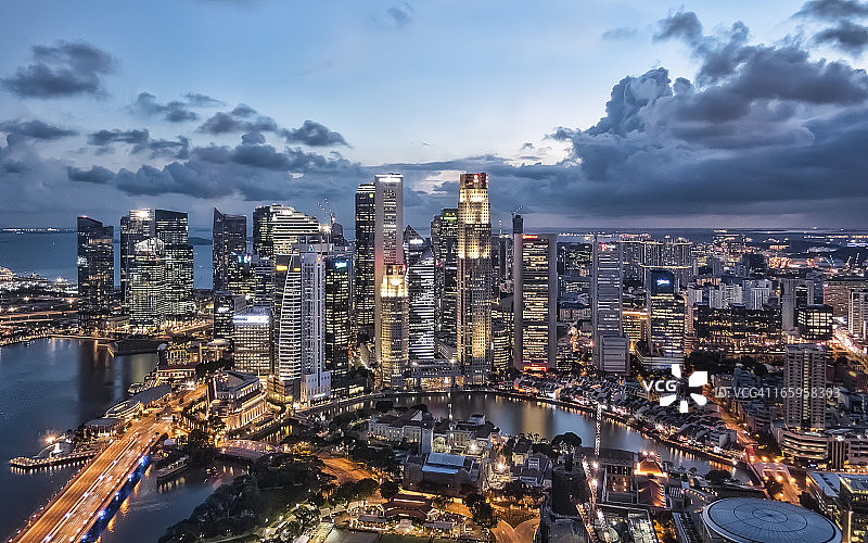 从新加坡史丹福瑞士酒店拍摄图片素材